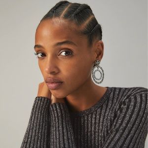 Tory  Burch Cristal Doorknocker Earrings